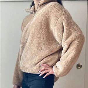 Tan teddy sweater